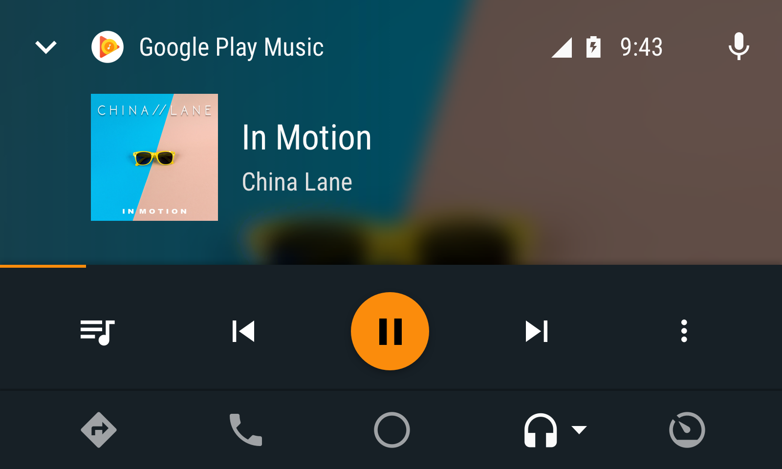 Customized audio app UI