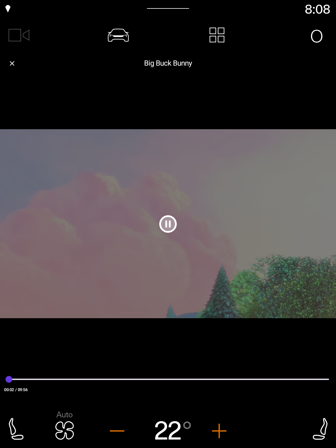 在无法隐藏系统栏时,内容仍可见