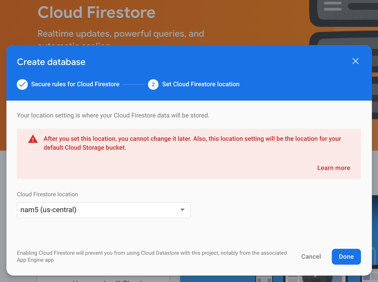 Create database dialog screenshot 32f815f4648c3174.png