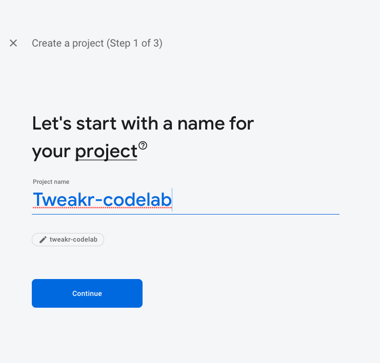Let's start with a name for your project screenshot cd5d93d8733c5730.png
