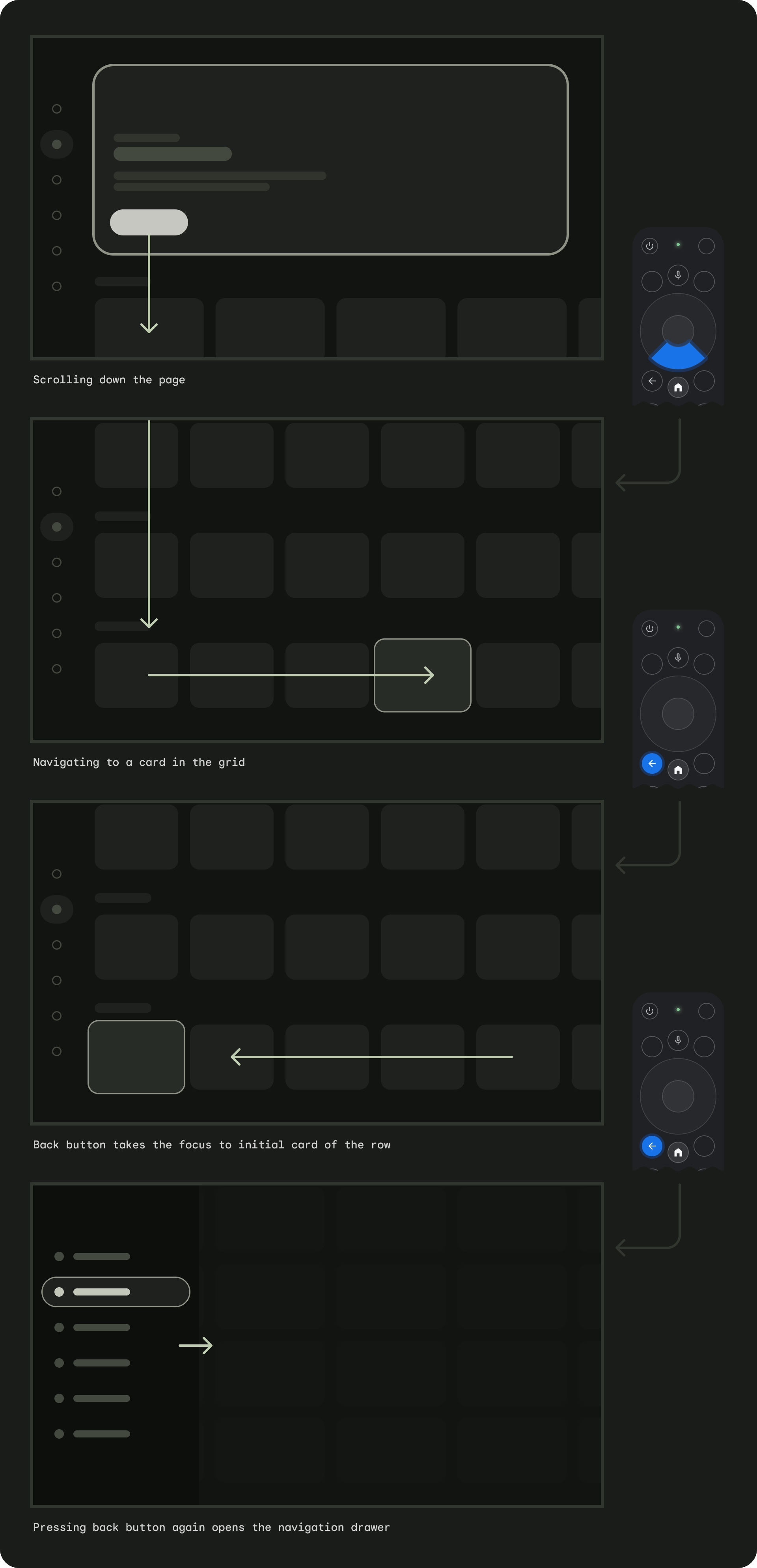 App con barra de navegación izquierda