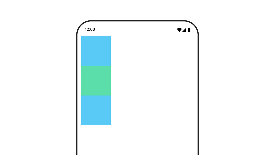 2 个框，其中第二个框为其 X、Y 位置添加动画效果，第三个框也通过自行移动 Y 量来做出响应。