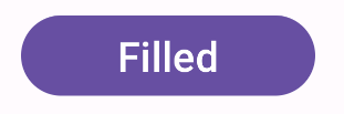 Заполненная кнопка на фиолетовом фоне с надписью «заполненная».