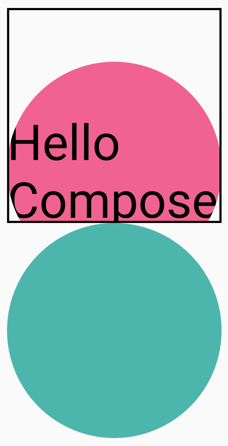ग्राफ़िक्सलेयर ट्रांसफ़ॉर्मेशन के ऊपर क्लिप लागू की गई है