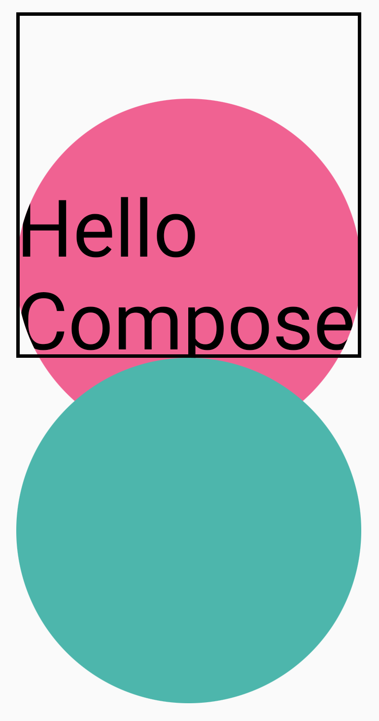 Клип применяется с помощью смещения по оси Y, а для контура используется красная рамка.