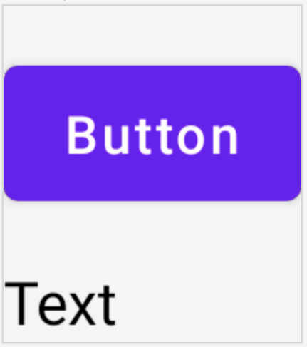 Zeigt eine Schaltfläche und ein Textelement, die in einem ConstraintLayout angeordnet sind