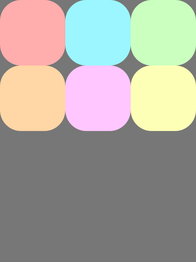 多行内容对齐到交叉轴的起始位置。