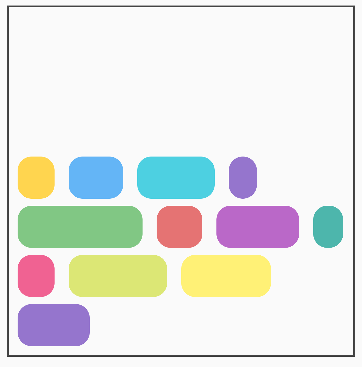 Расположение дна контейнера