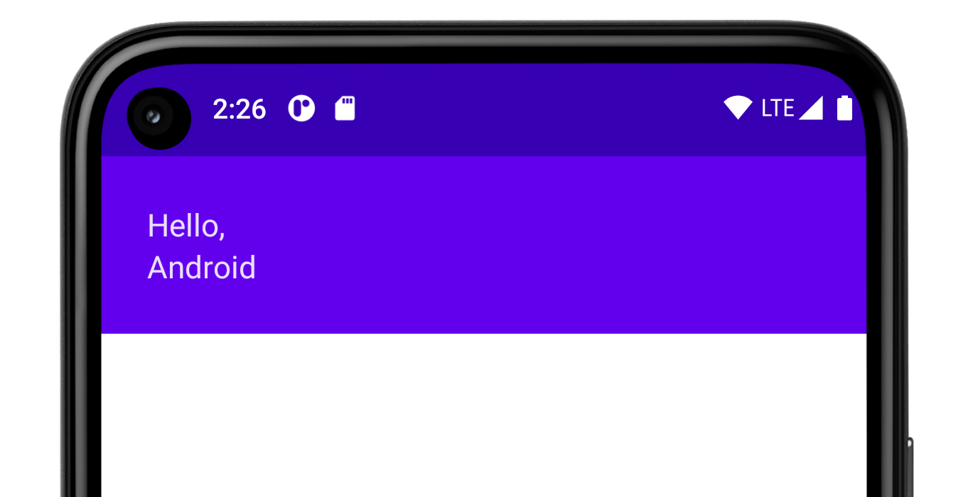 Metnin arkasındaki renkli arka plan artık cihazın tam genişliğine kadar uzanıyor.