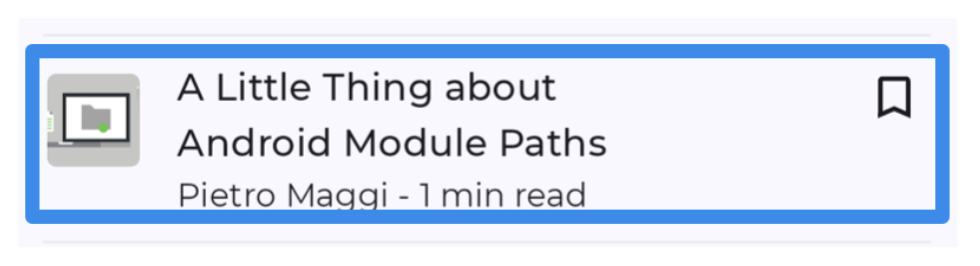 記事リストアイテムのスイッチ アクセスのハイライト