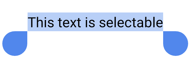 Pequeno trecho de texto selecionado pelo usuário.