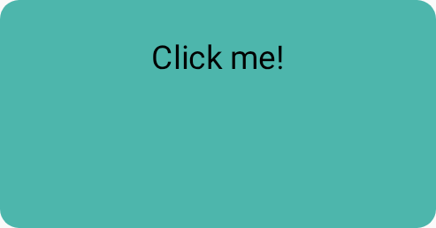 دکمه‌ای با دو رنگ پس‌زمینه تنظیم شده و دو پارامتر contentPadding نادیده گرفته می‌شوند.