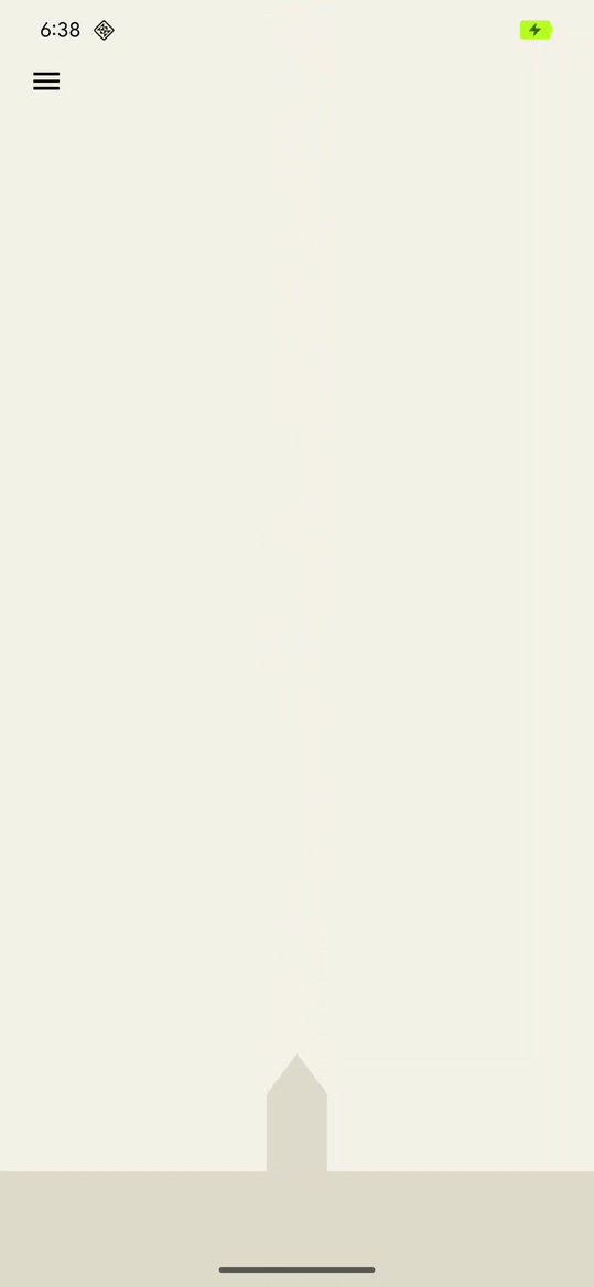 动画：火箭从屏幕底部起飞。