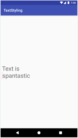 Imagen que muestra un ejemplo de QuoteSpan