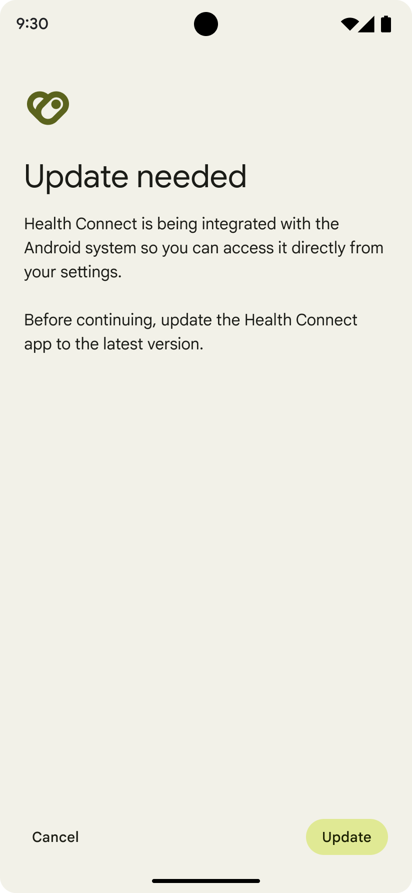 APK update needed