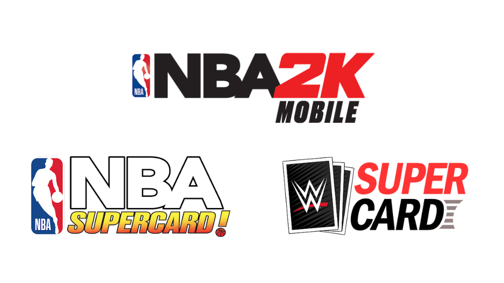 NBA 2K 모바일, NBA 슈퍼카드, WWE 슈퍼카드