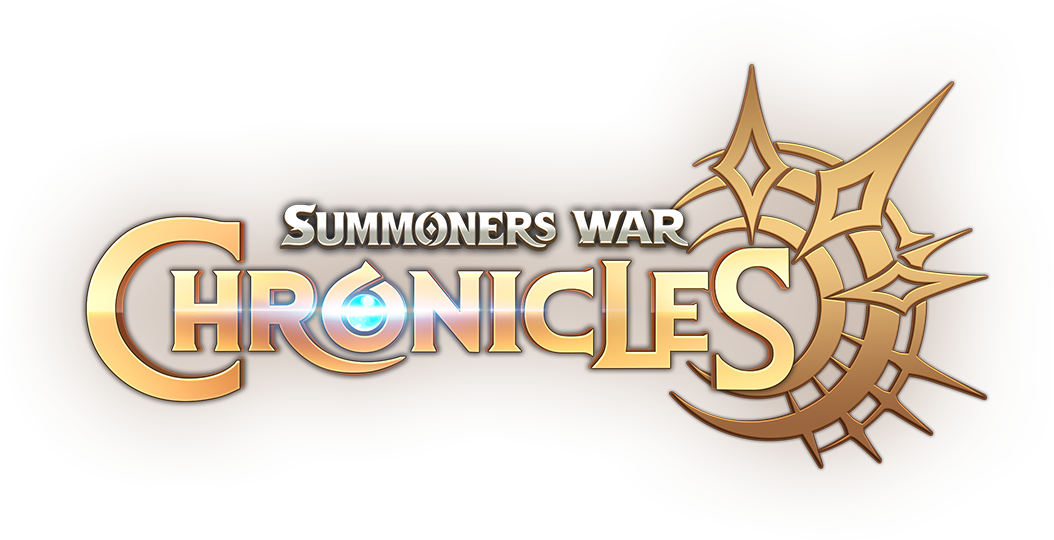 ภาพหน้าจอโลโก้ชื่อเกมจาก Com2uS Chronicles