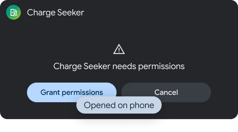 Plantilla de mensaje con dos botones y un mensaje emergente