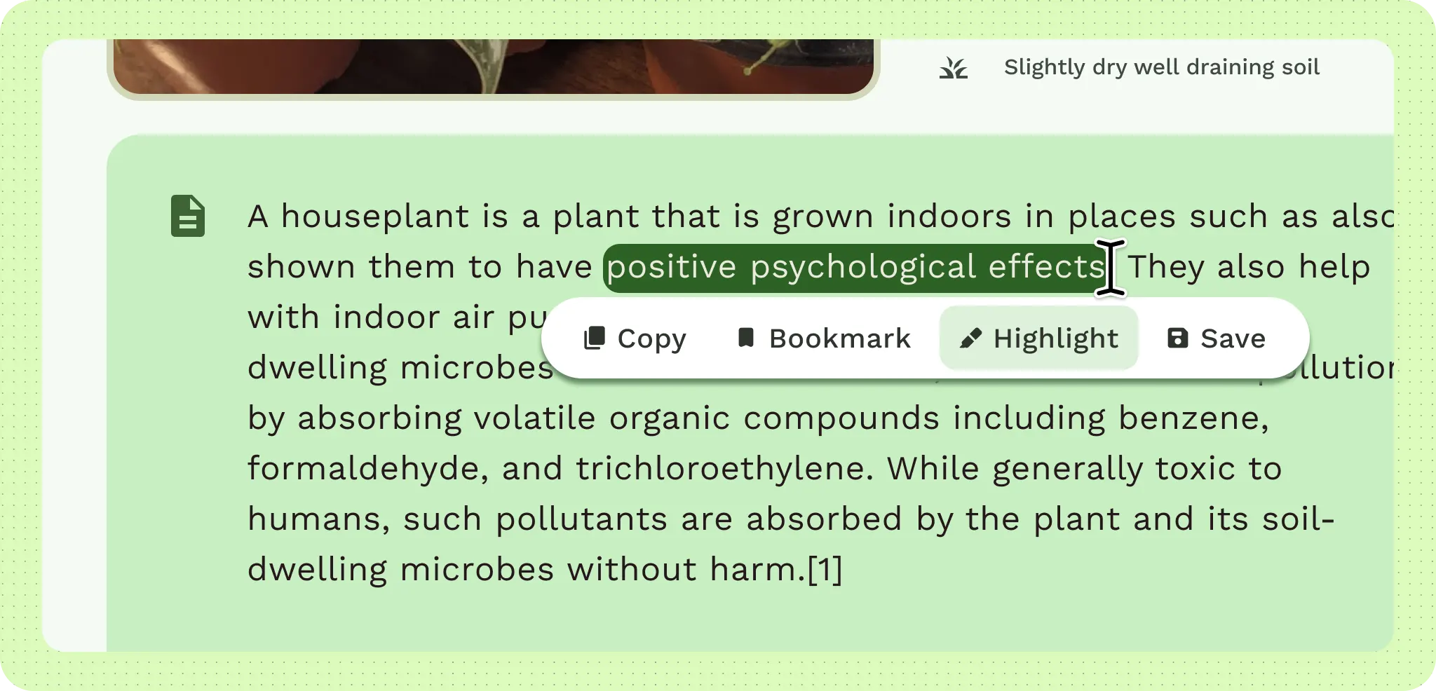 Menu contestuale del tasto destro del mouse