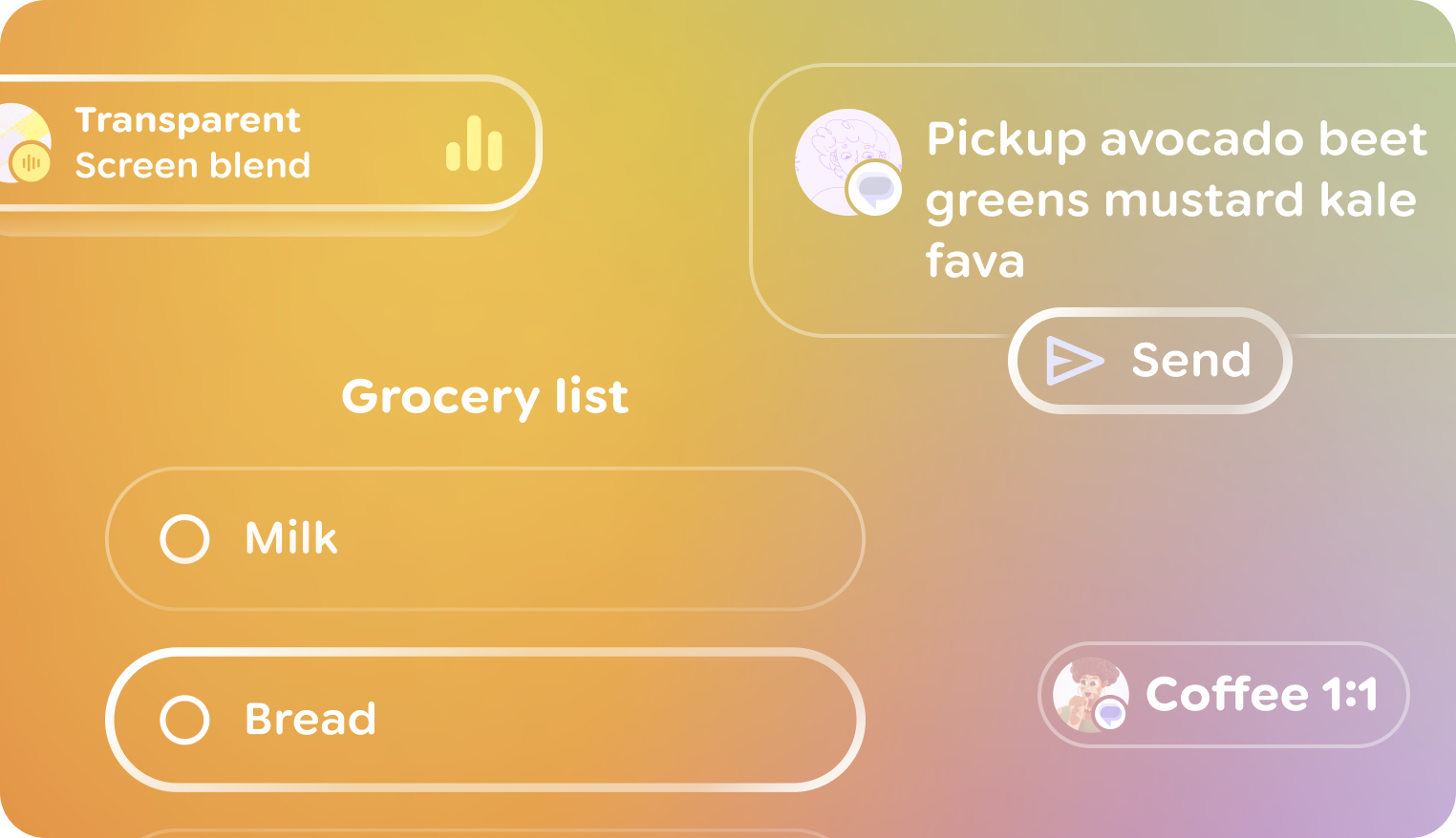 设计元素应锚定到帧的底部。