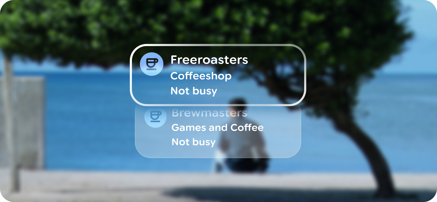 डिज़ाइन एलिमेंट, फ़्रेम के सबसे नीचे होने चाहिए.