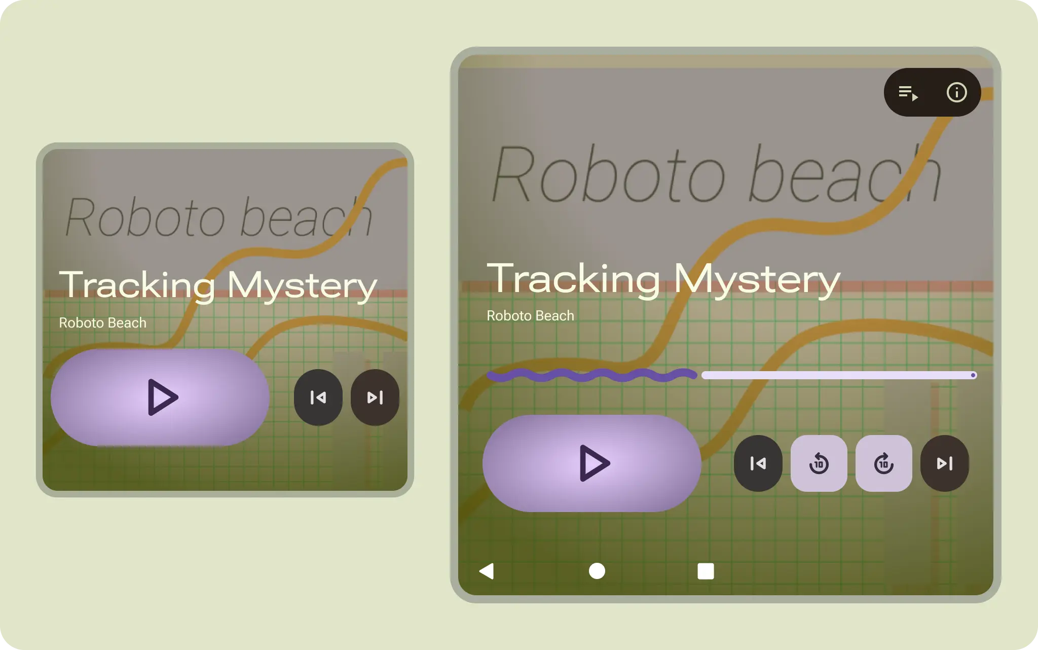 Layout changes and component change