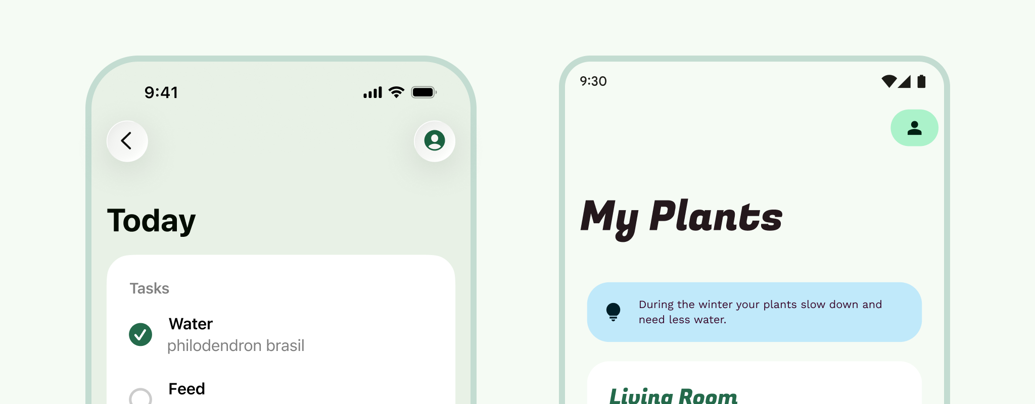 Updated app bars