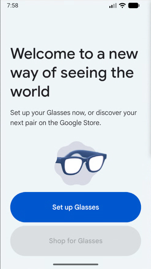 The app screen that shows the virtual devices are ready to
pair.