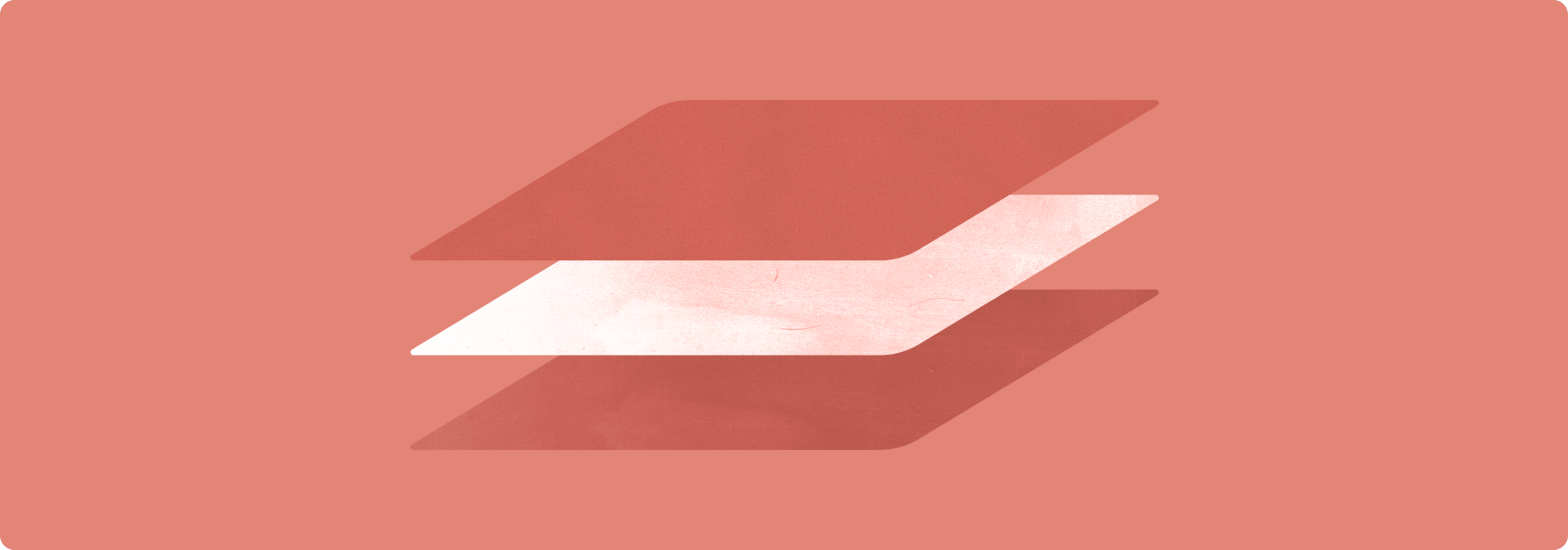 Ilustracja 3 poziomów jakości w postaci warstw ułożonych pionowo, z wyróżnionym środkowym poziomem.