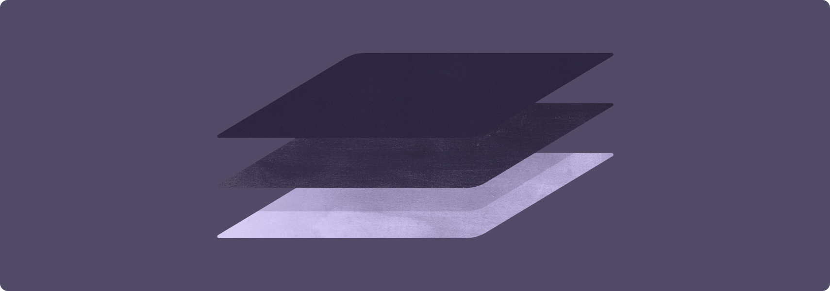 三个质量层级以垂直堆叠的图层形式显示,其中突出显示了最底层的层级。