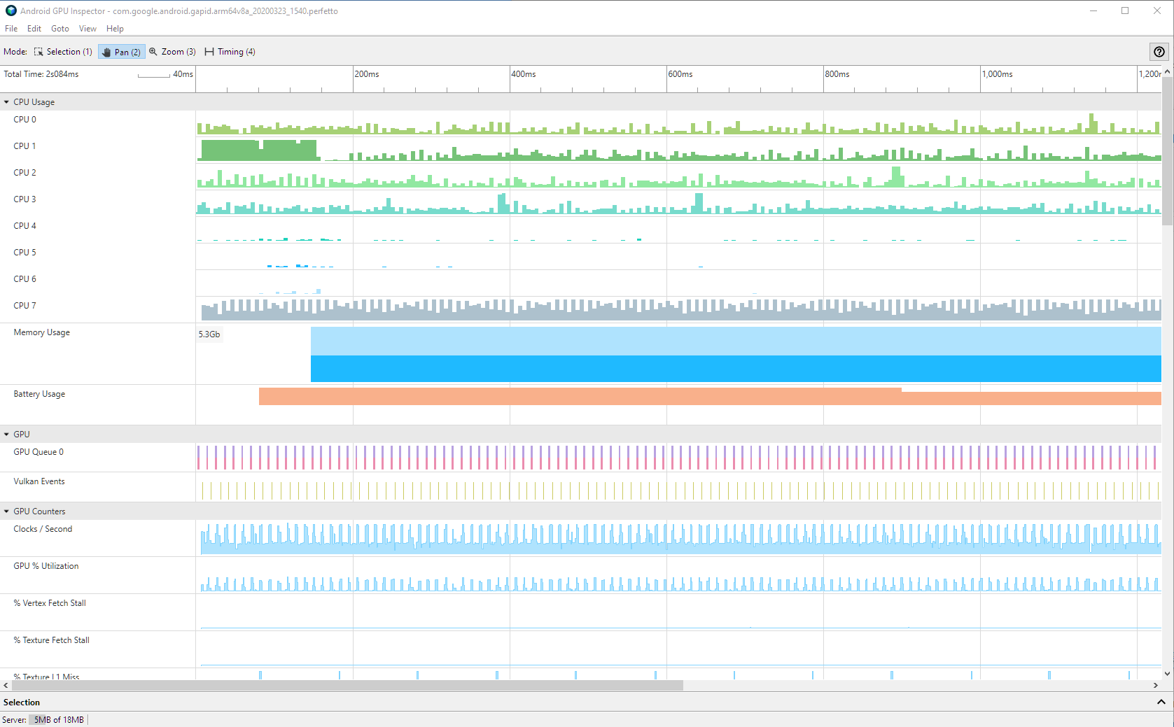 Systemprofil-Trace