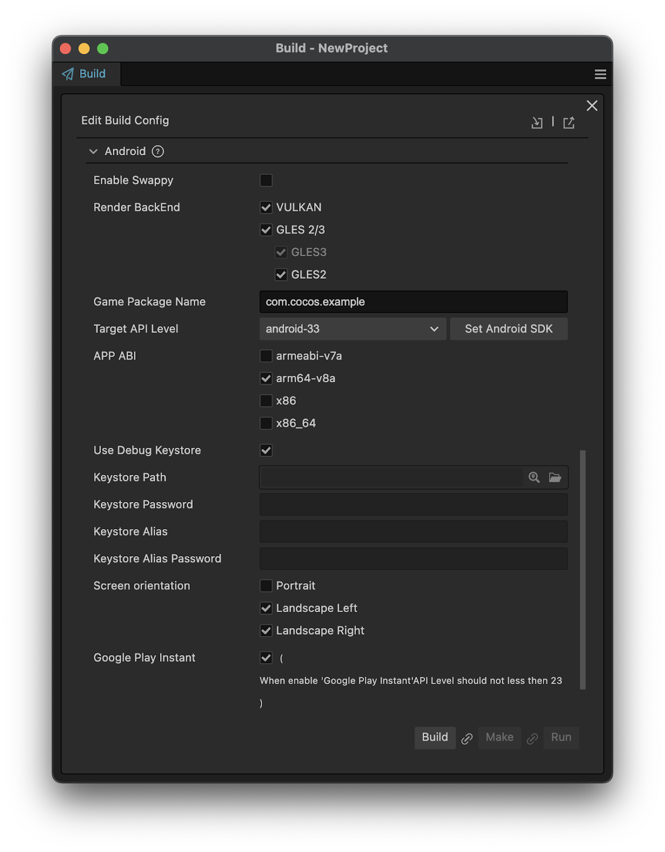 panel build
cocos creator