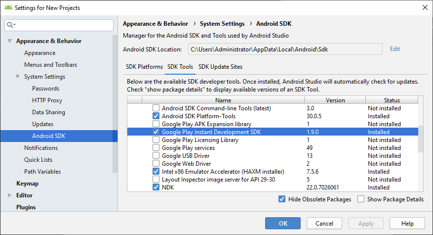 下载 Google Play 免安装体验专用 SDK