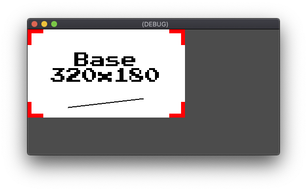 Tryb rozciągania wyłączony przy rozdzielczości 512 x 256