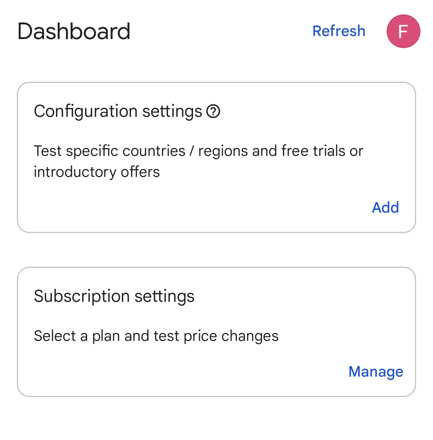 Play Billing Lab Dashboard