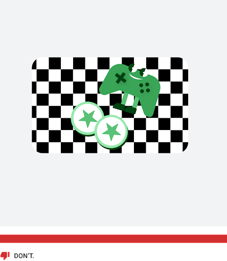 Background that has a busy pattern