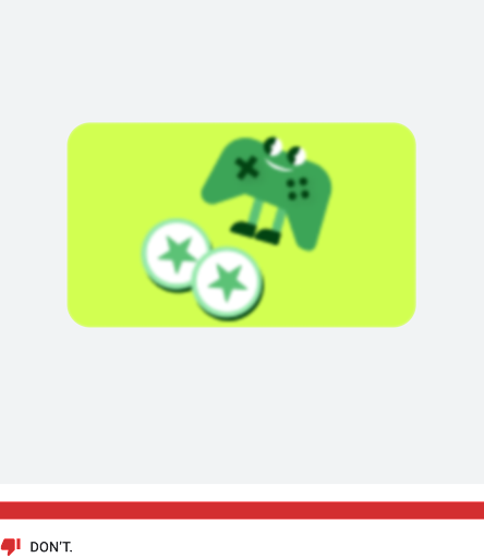 Low resolution image content