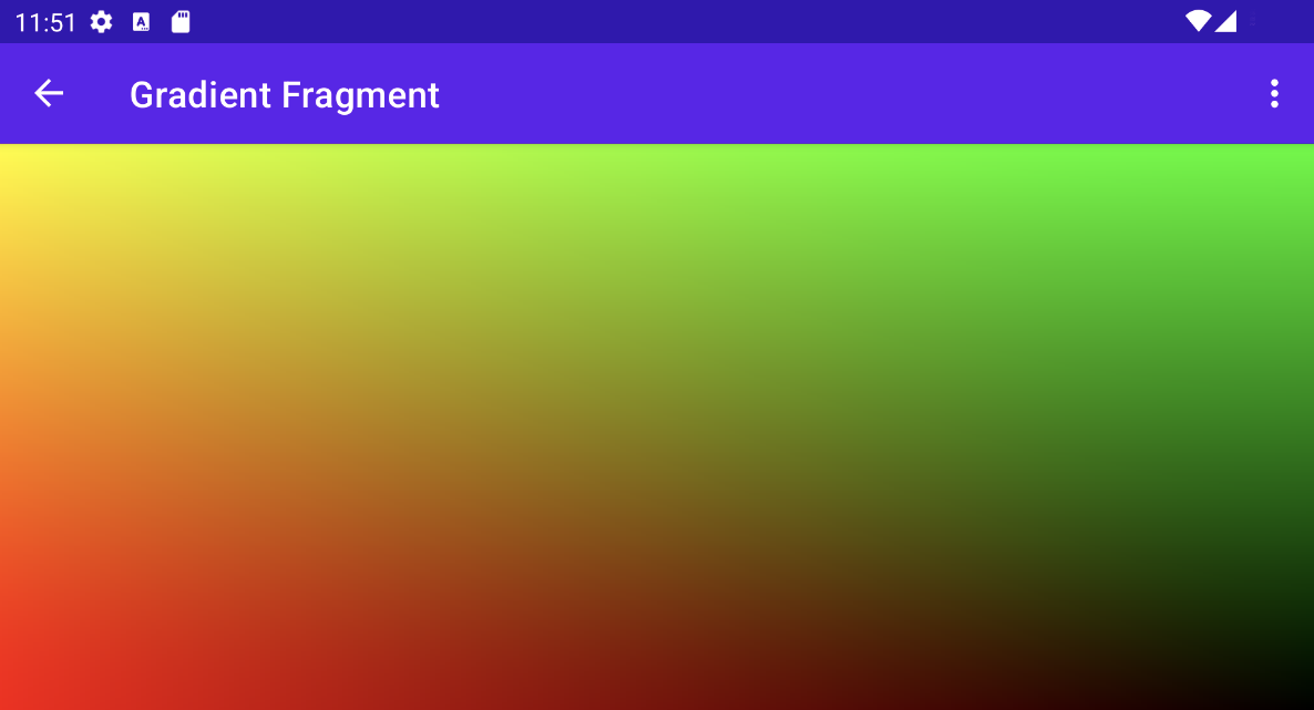 Czerwony i zielony gradient