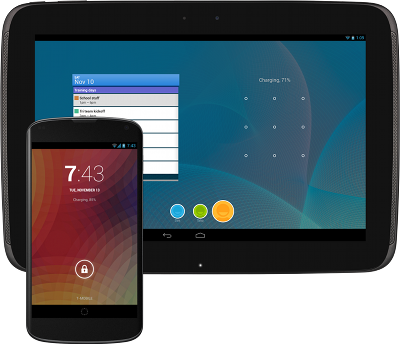 Android 4.2 على الهاتف والجهاز اللوحي