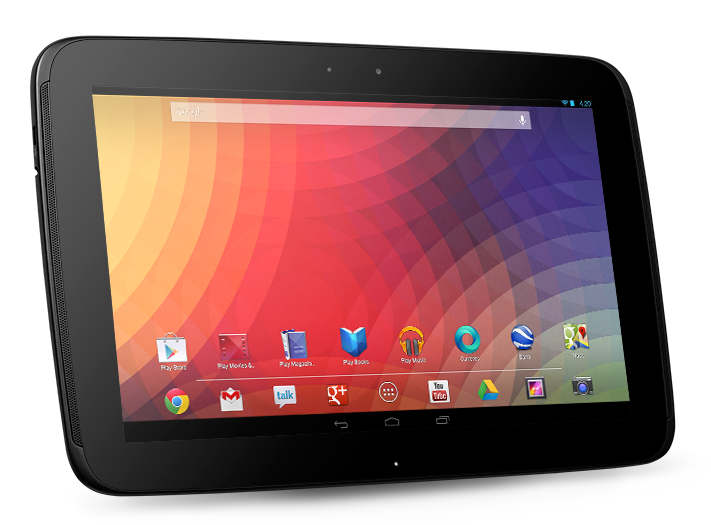 Android 4.2 çalıştıran 10 inç tablet