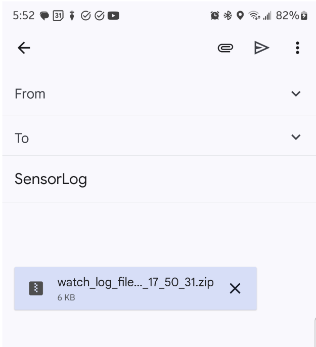 Ekli zip dosyası içeren e-posta