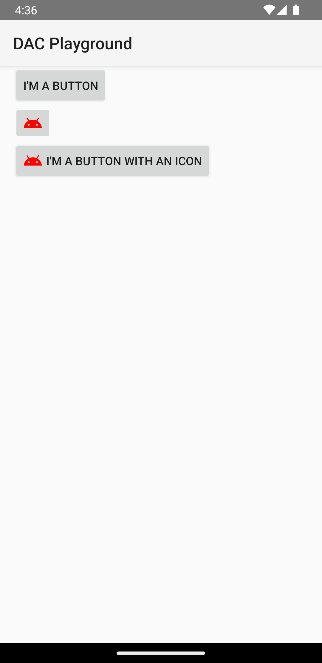 顯示三種按鈕類型的圖片