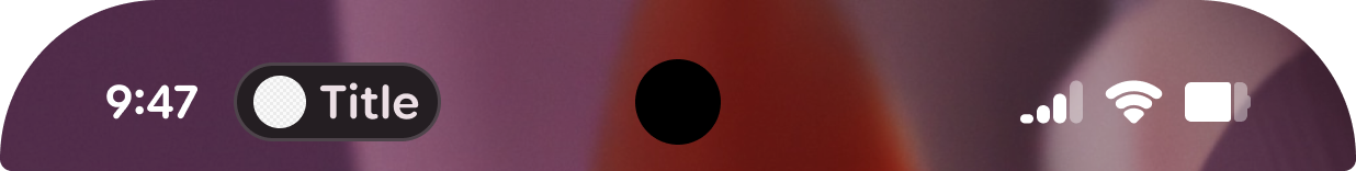 Chip d'état avec des informations