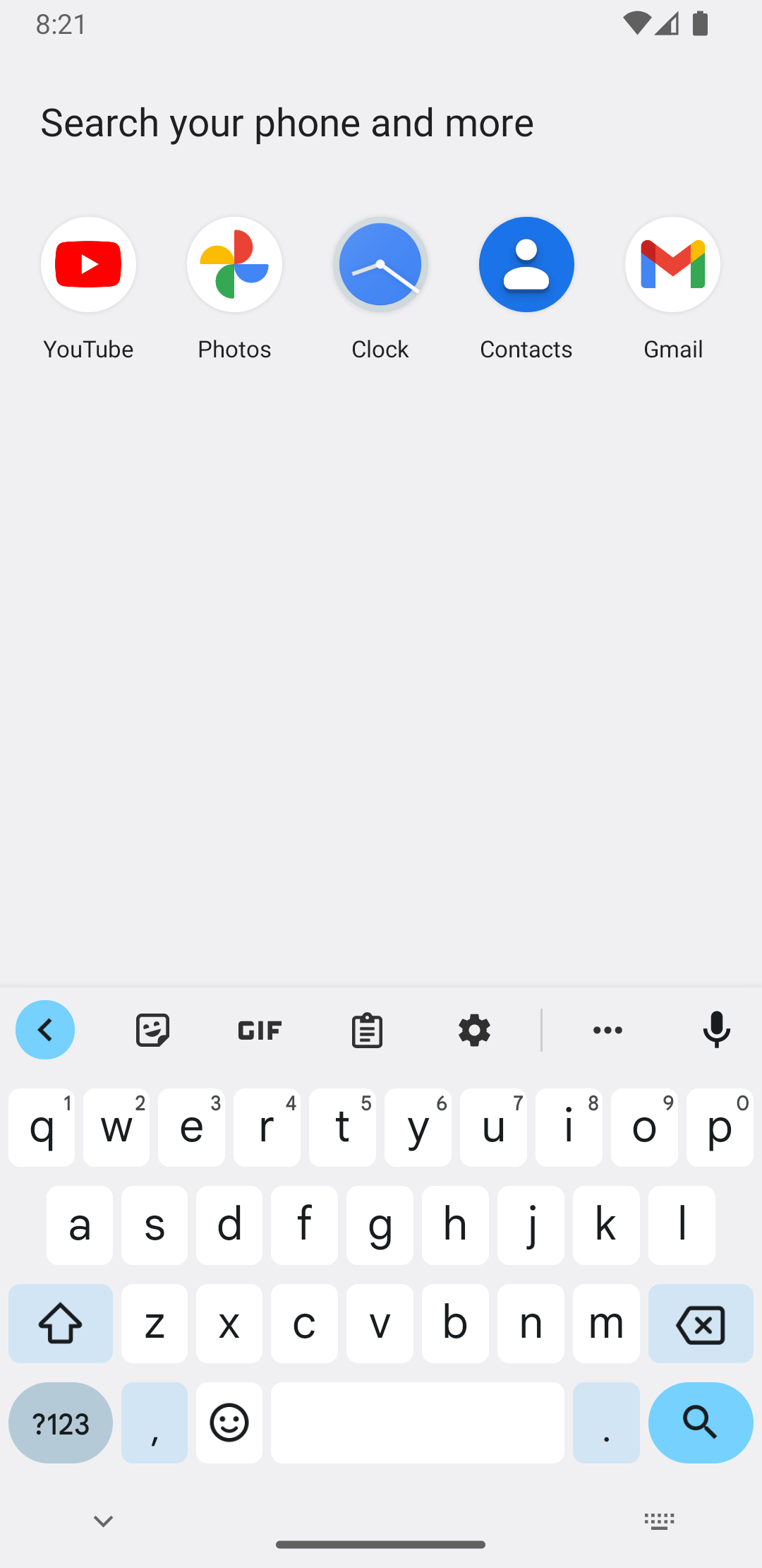Image montrant une saisie de texte sur un IME latin