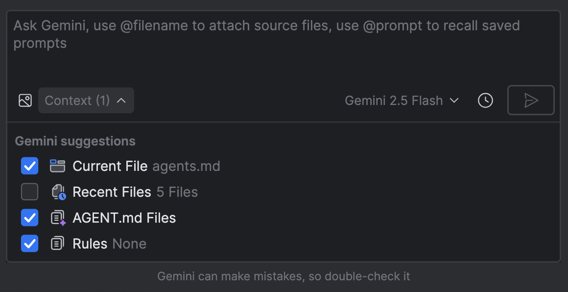 Manage AGENT.md files as context