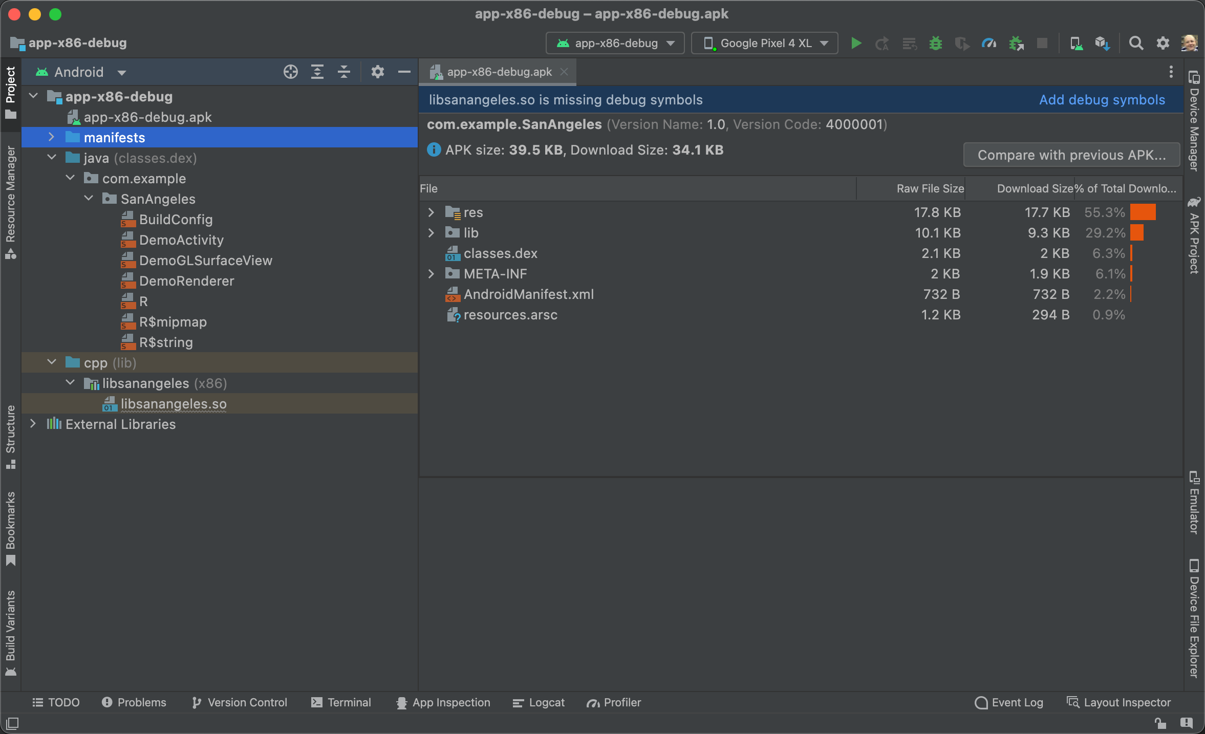 Mengimpor APK yang sudah di-build ke Android Studio