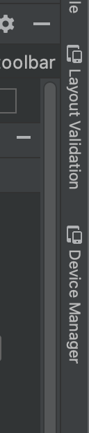 Android Studio 中的“Layout Validation”标签页