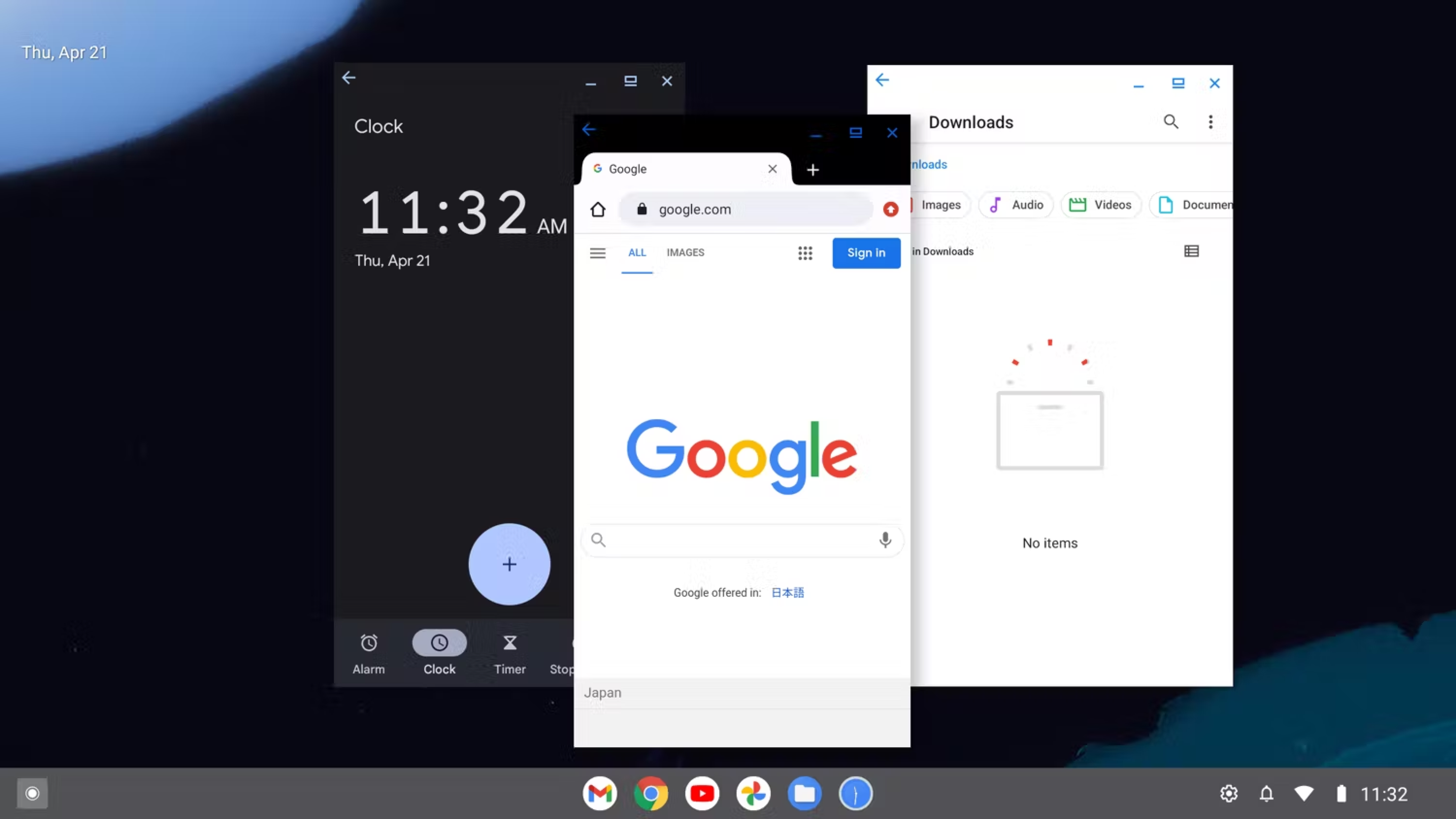 Apps auf einem Chromebook