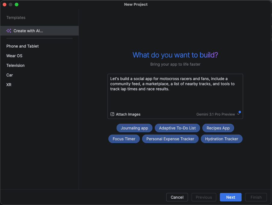 Creating and configuring a full-stack Firebase app from a single prompt.