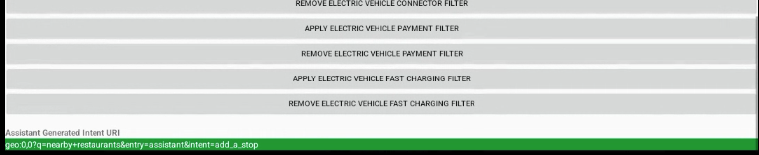 خروجی Google Assistant Intent ایجاد شده است